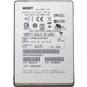 0B32206 Hitachi 1.6TB SAS 12GBS 2.5"SSD
