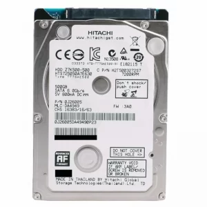 HTS725050A7E630 Hitachi 500GB 7.2K 2.5"HDD