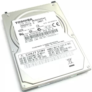 MK8032GAX Toshiba 80GB 5.4K 2.5"IDE HDD