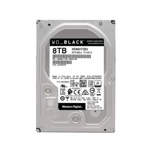 WD8001FZBX Western Digital Black 8TB 7200K 3.5"SATA HDD