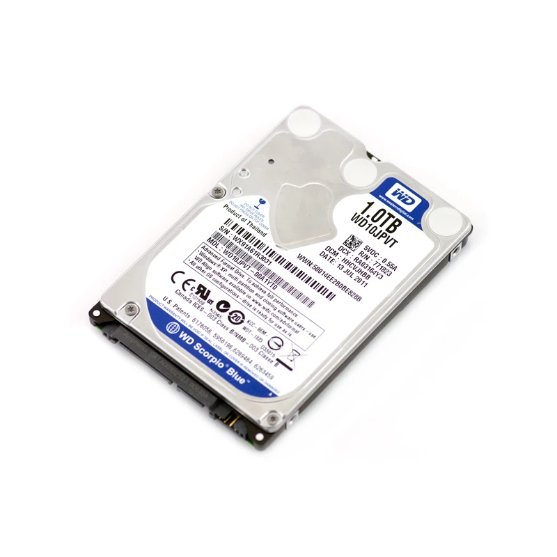 1TB HDD SATA Western Digital 2.5インチHDD ○WESTERN DIGITAL SSDと