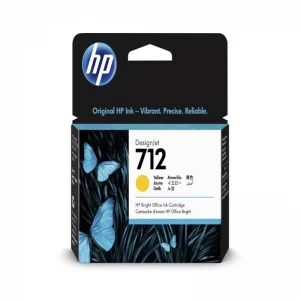 3ED69A HP 712 Yellow Ink Cartridge 29ml