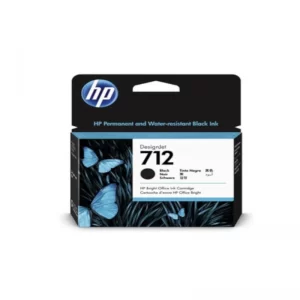 3ED71A HP 712 Black Ink Cartridge 80ml
