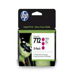 3ED78A HP 712 Magenta Ink Cartridge 29ml 3 Pack