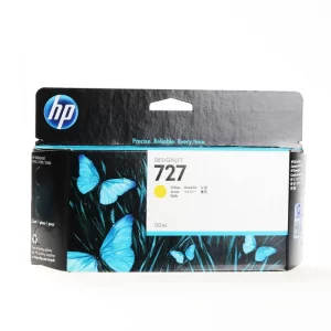 B3P21A HP 727 DesignJet T920 Yellow Ink Cartridge