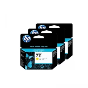 CZ136A HP 711 Yellow Ink Cartridge 29ml 3 Pack