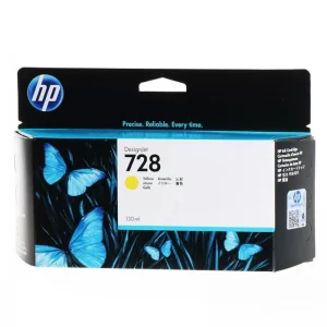 F9J65A HP 728 DesignJet T730 Yellow Ink Cartridge
