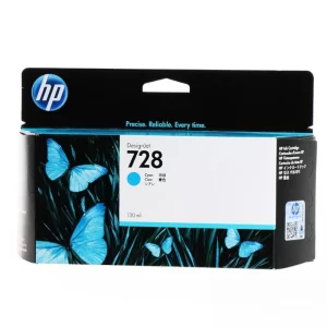 F9J67A HP 728 DesignJet T730 Cyan Ink Cartridge