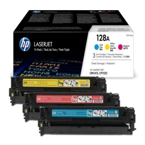 HP 128A 3 Color Toner Cartridge Multipack