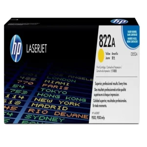 C8552A HP 822A Color LJ 9500 MFP Yellow Toner Cartridge