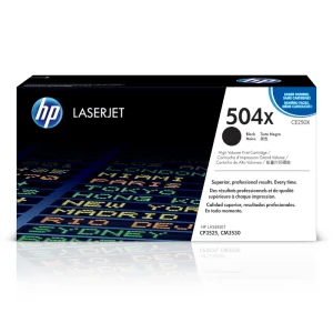CE250X HP 504X Color LJ CM3530 Black Toner Cartridge