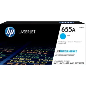 CF451A HP 655A Color LJ M652 Cyan Toner Cartridge