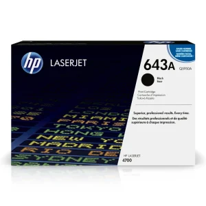 Q5950A HP 643A Color LJ 4700 Black Toner Cartridge