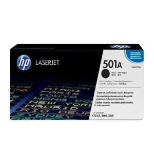 Q6470A HP 501A Color LJ 3600 Black Toner Cartridge