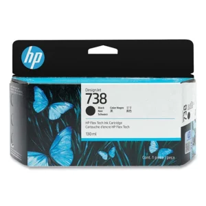 498N4A HP 738 DesignJet T850 Black Ink Cartridge