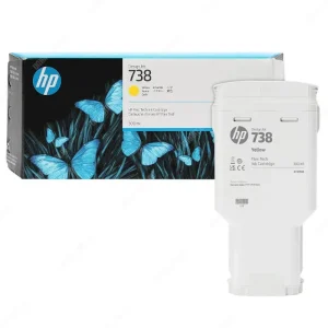 676M8A HP 738 DesignJet T850 Yellow Ink Cartridge