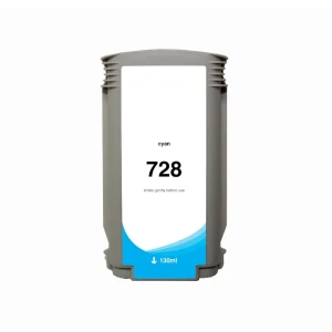 F9J67A HP 728 DesignJet T730 Cyan Ink Cartridge