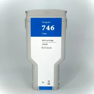 P2V80A HP 746 DesignJet Z6 Cyan Ink Cartridge
