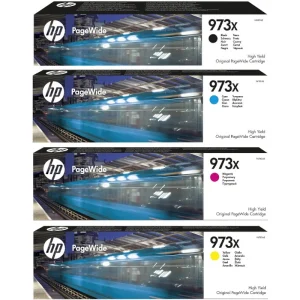 973X HP PageWide Pro 477 Multipack BCMY Ink Cartridge