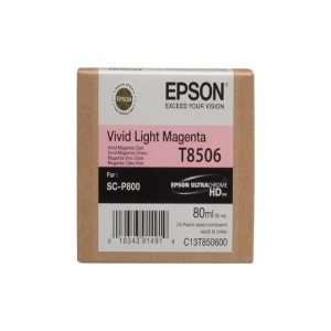 C13T850600 Epson SureColor P800 Light Magenta Ink Cartridge 80ml